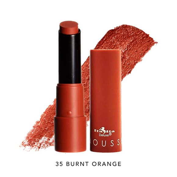 ⭐4/$15 Italia Deluxe Mousse Matte Lipstick Burnt Orange - Picture 1 of 8